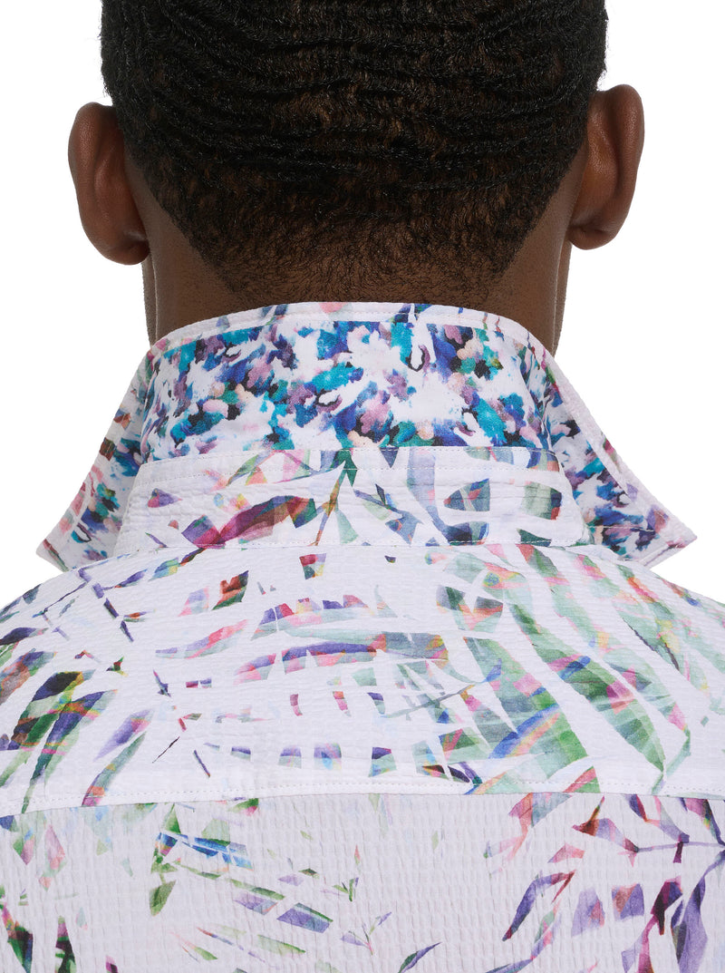THE ROXY SHORT SLEEVE BUTTON DOWN SHIRT