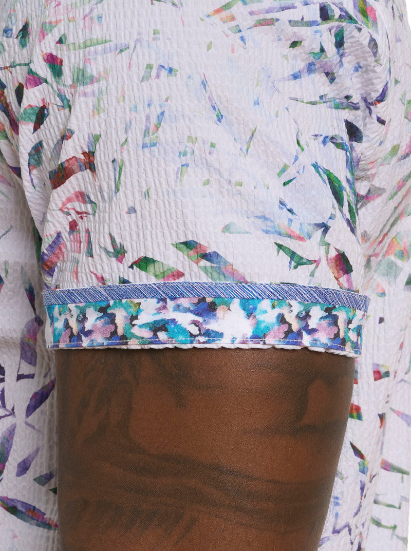 THE ROXY SHORT SLEEVE BUTTON DOWN SHIRT