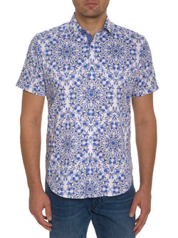 ANDAZ SHORT SLEEVE BUTTON DOWN SHIRT