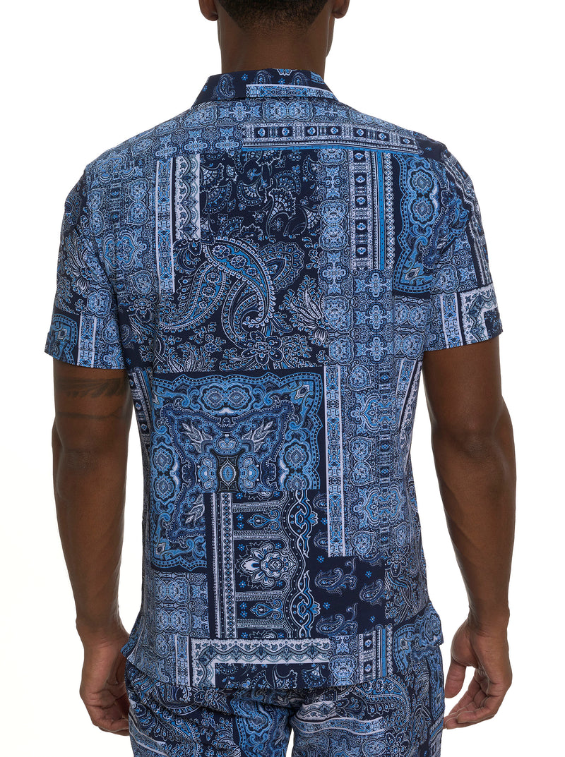 THE GOTHAM SHORT SLEEVE BUTTON DOWN SHIRT