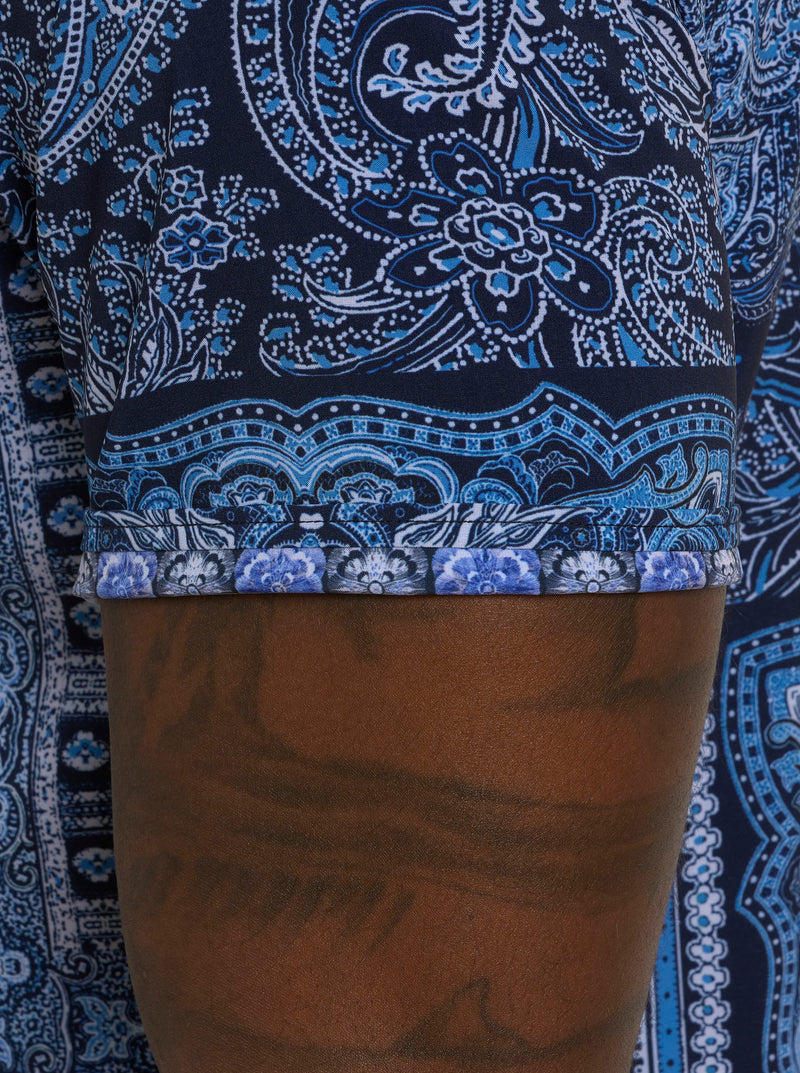 THE GOTHAM SHORT SLEEVE BUTTON DOWN SHIRT