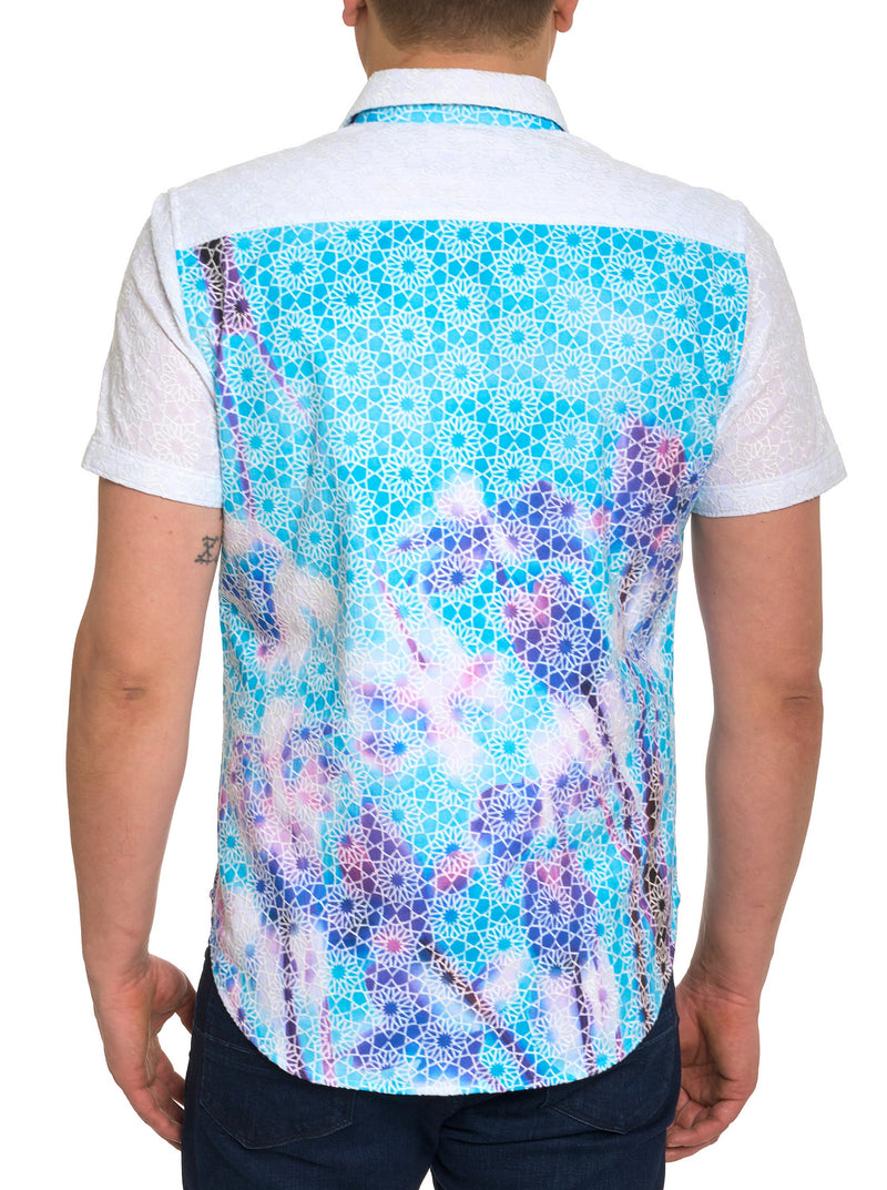 LIMITED EDITION THE IRIS SHORT SLEEVE BUTTON DOWN SHIRT