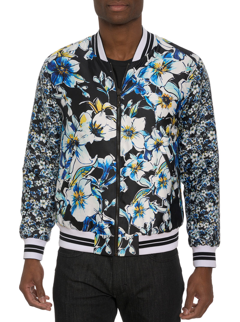 Robert Graham Men's The Jet-Set Reversible Bomber Jacket