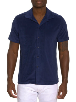 CABANA BOY SHORT SLEEVE KNIT SHIRT