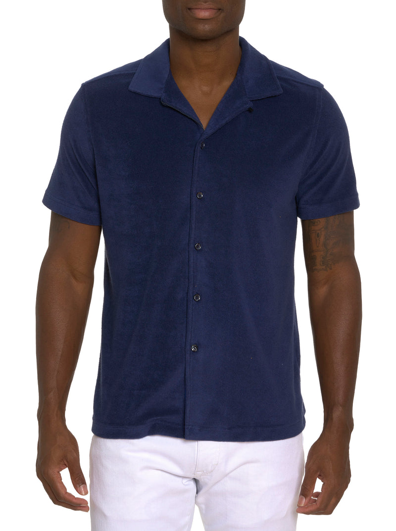 CABANA BOY SHORT SLEEVE KNIT SHIRT
