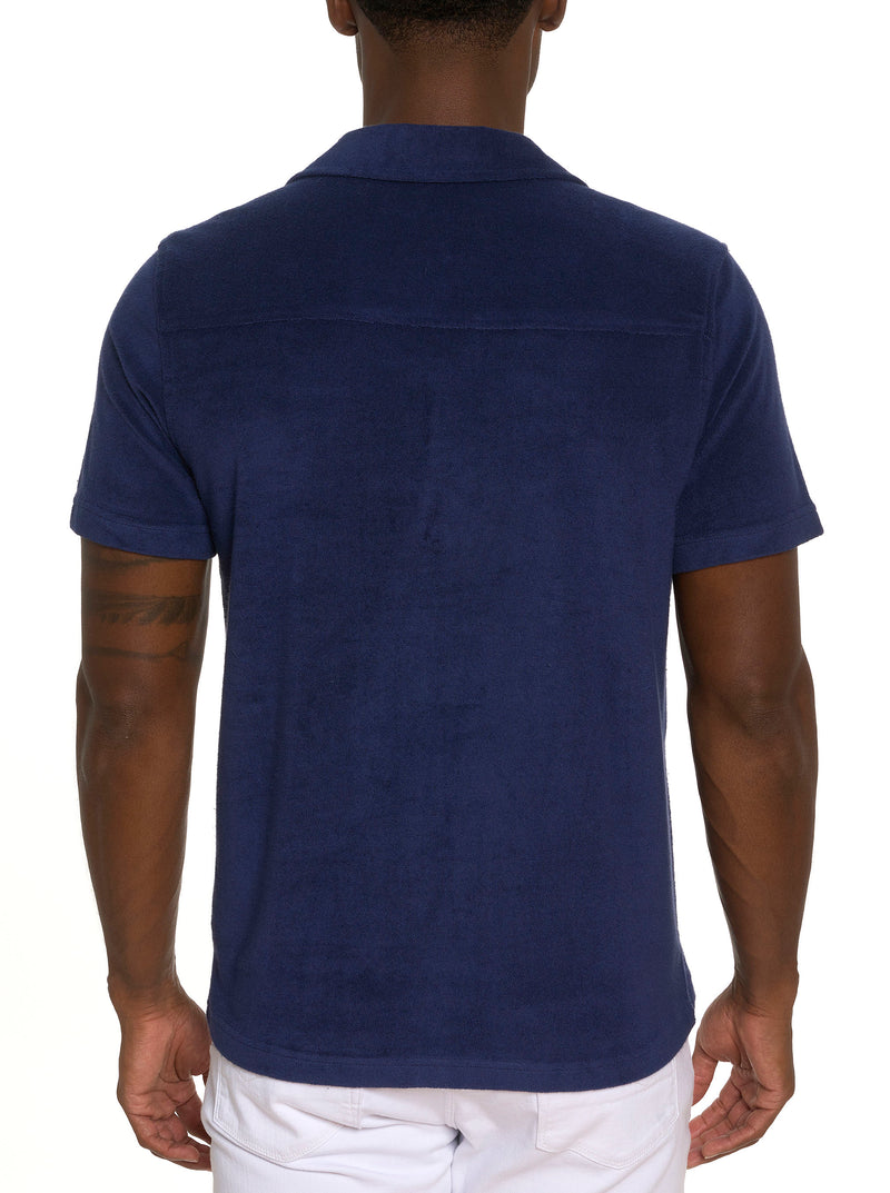CABANA BOY SHORT SLEEVE KNIT SHIRT