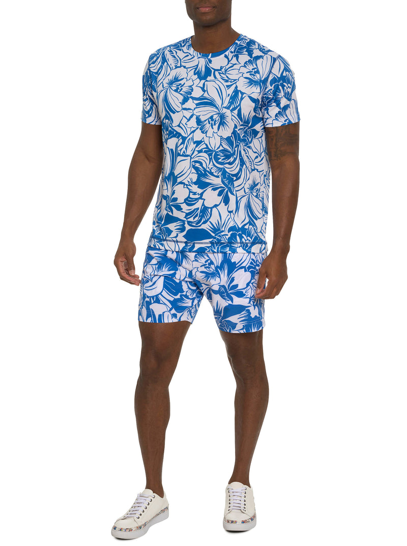 BEACH HIBISCUS PERFORMANCE GRAPHIC T-SHIRT