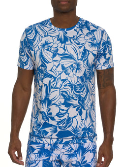 BEACH HIBISCUS PERFORMANCE GRAPHIC T-SHIRT