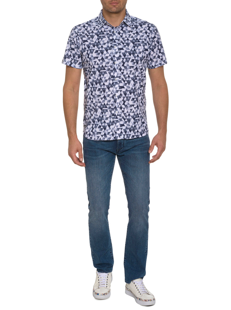 STAMOS PERFORMANCE SHORT SLEEVE KNIT SHIRT