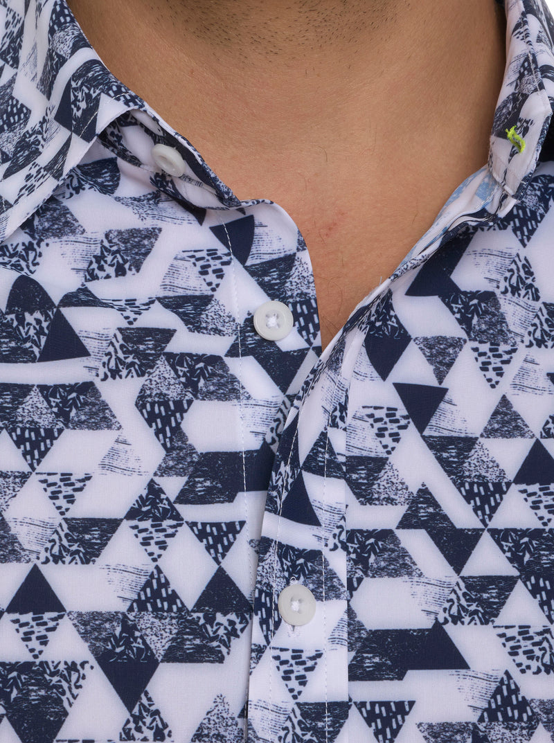 STAMOS PERFORMANCE SHORT SLEEVE KNIT SHIRT