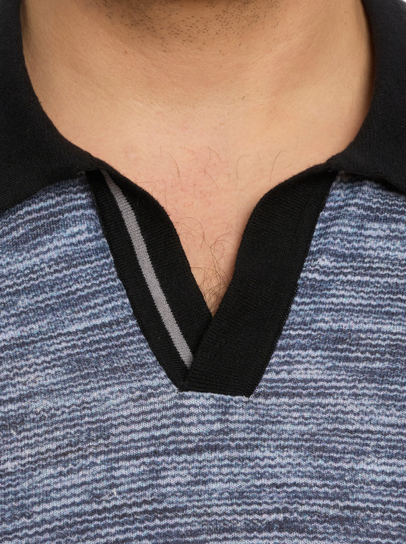 THE STATIC SWEATER POLO
