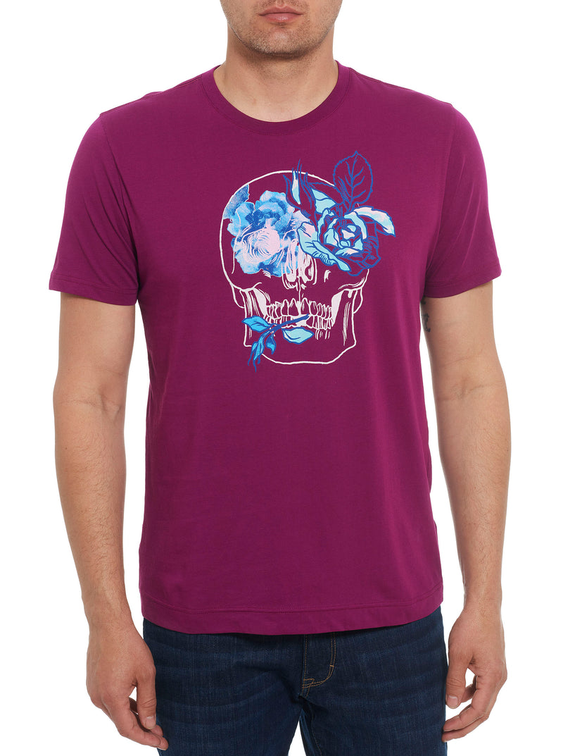 HIBISCUS SKULL T-SHIRT