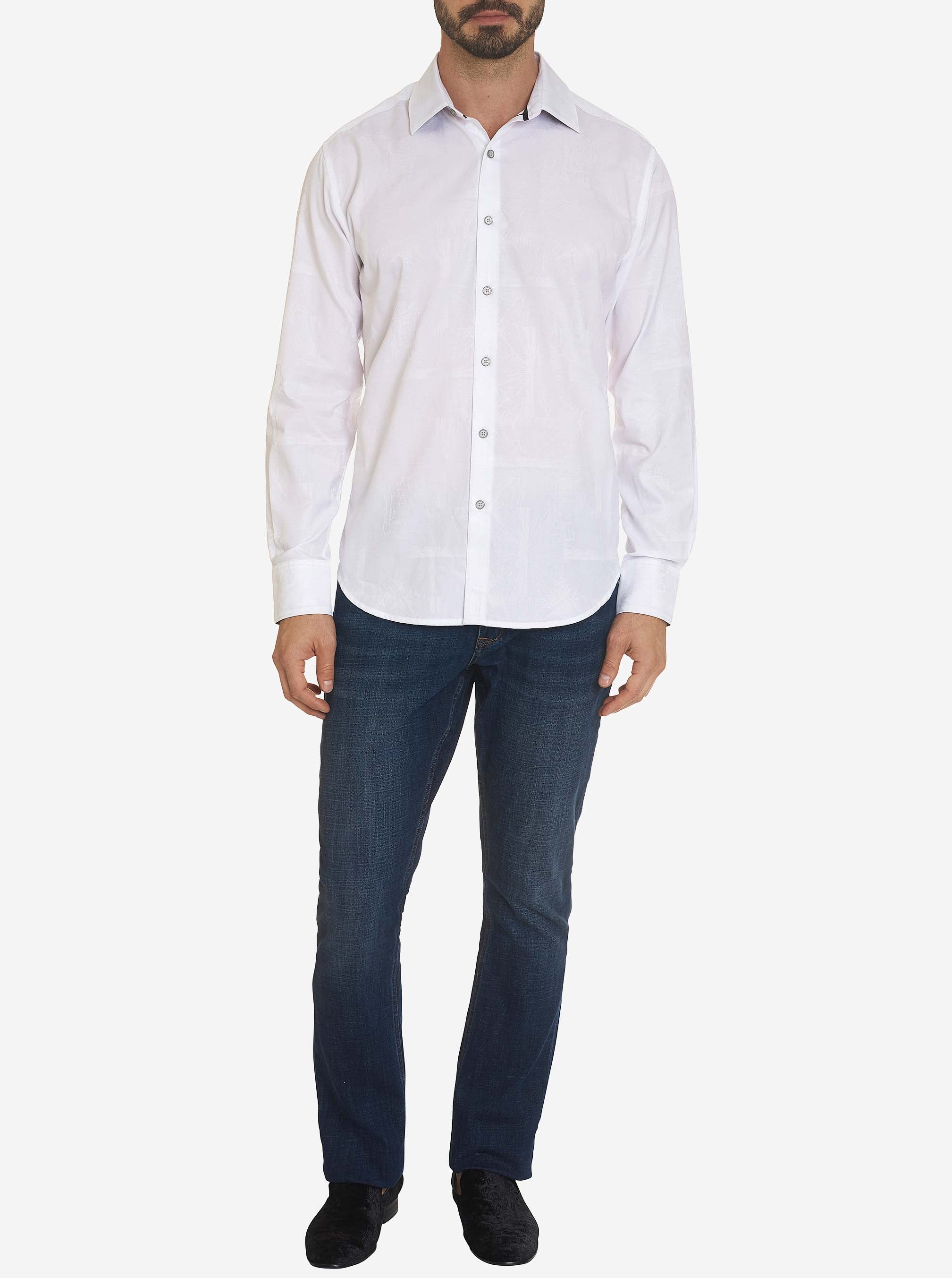 THE DROID LONG SLEEVE BUTTON DOWN SHIRT