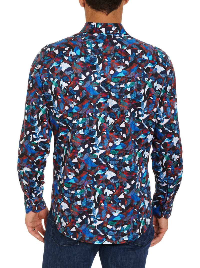 DPM LONG SLEEVE BUTTON DOWN SHIRT