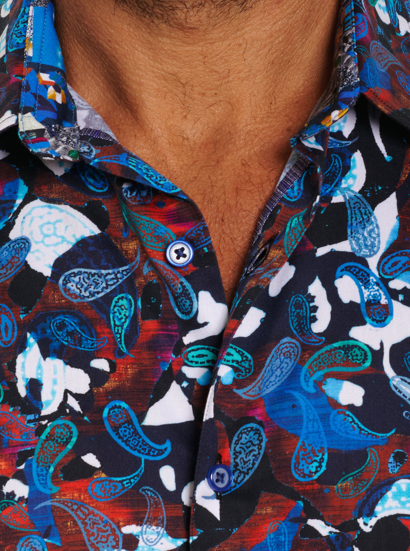DPM LONG SLEEVE BUTTON DOWN SHIRT