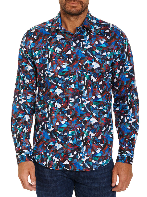 DPM LONG SLEEVE BUTTON DOWN SHIRT