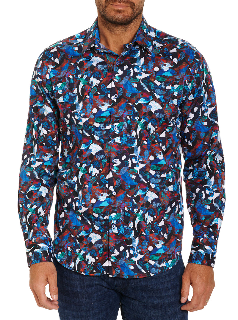 DPM LONG SLEEVE BUTTON DOWN SHIRT