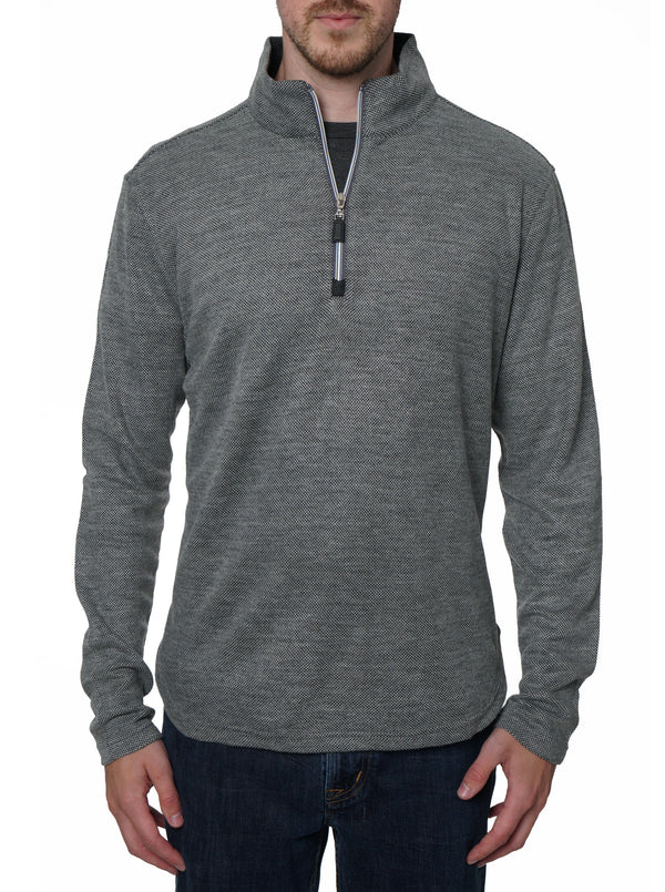EGGLESTON ZIP NECK SWEATER