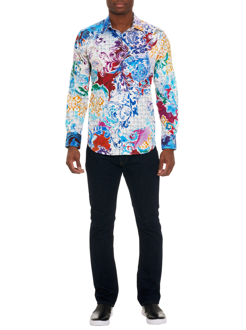ERIS LONG SLEEVE BUTTON DOWN SHIRT BIG