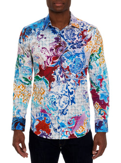 ERIS LONG SLEEVE BUTTON DOWN SHIRT BIG