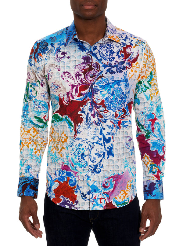 ERIS LONG SLEEVE BUTTON DOWN SHIRT BIG