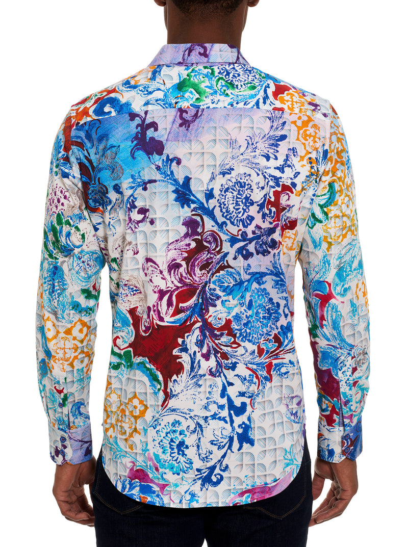 ERIS LONG SLEEVE BUTTON DOWN SHIRT BIG