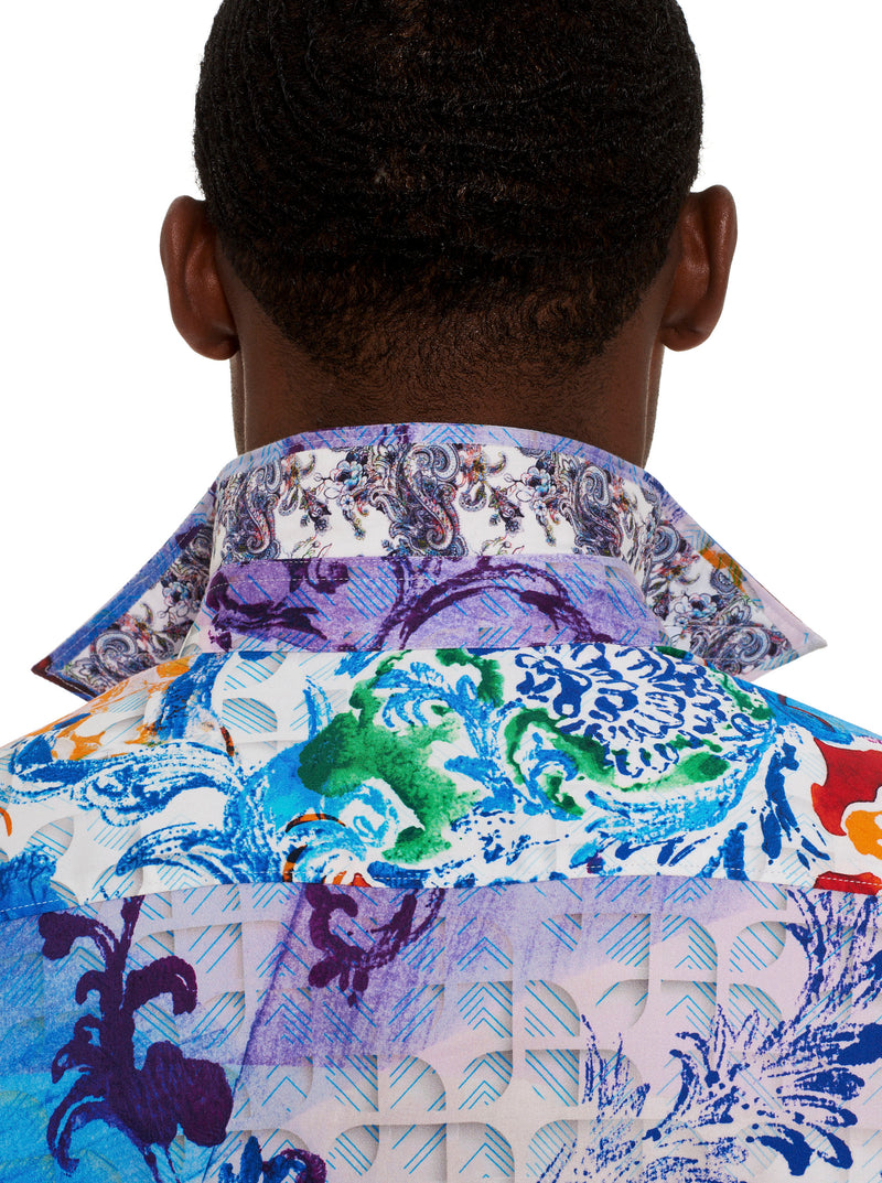 ERIS LONG SLEEVE BUTTON DOWN SHIRT BIG