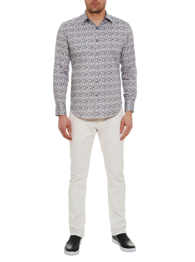 SUNDIAL LONG SLEEVE BUTTON DOWN SHIRT