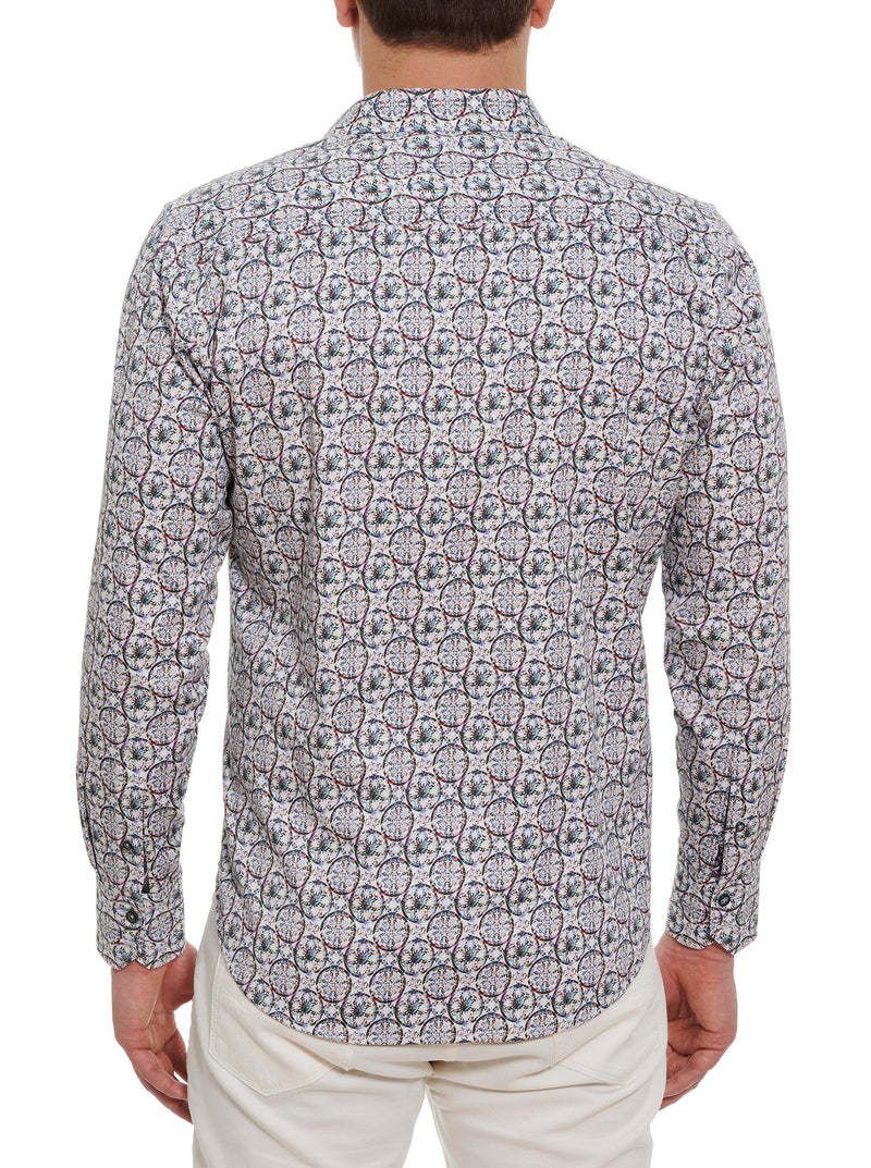 SUNDIAL LONG SLEEVE BUTTON DOWN SHIRT