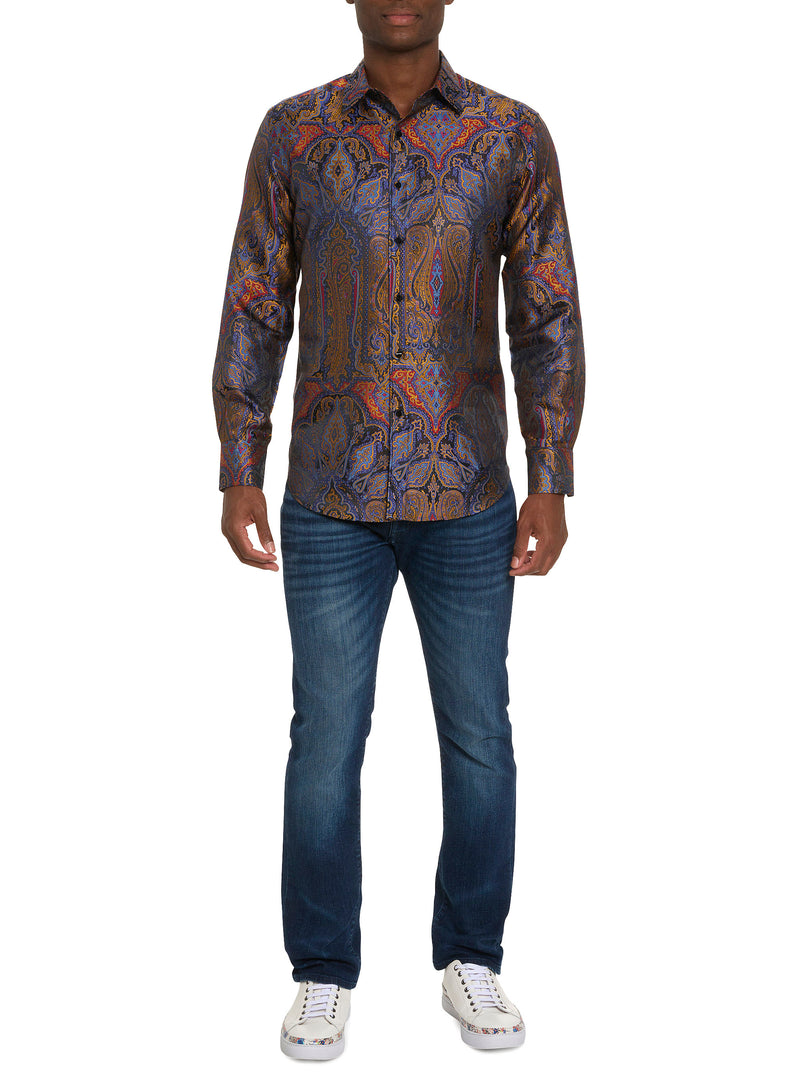 LIMITED EDITION SOLAR OUTBURST LONG SLEEVE BUTTON DOWN SHIRT