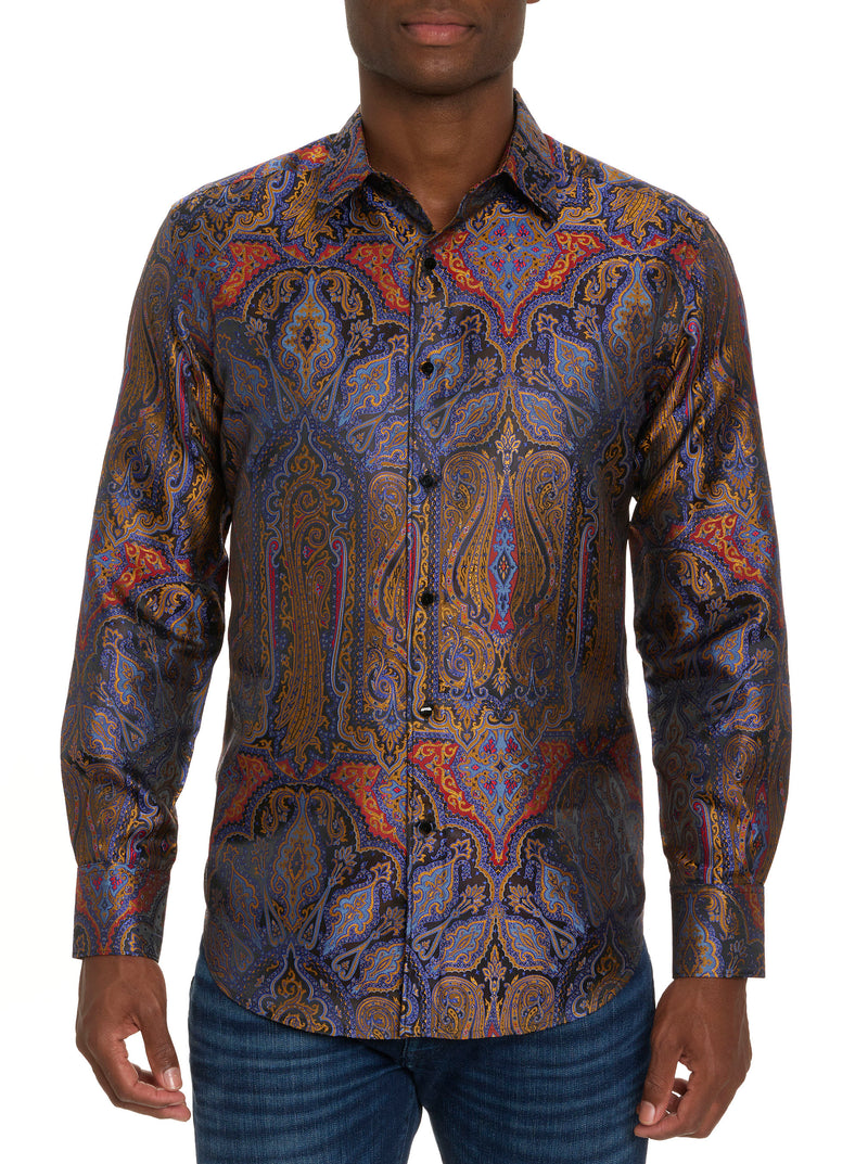 LIMITED EDITION SOLAR OUTBURST LONG SLEEVE BUTTON DOWN SHIRT