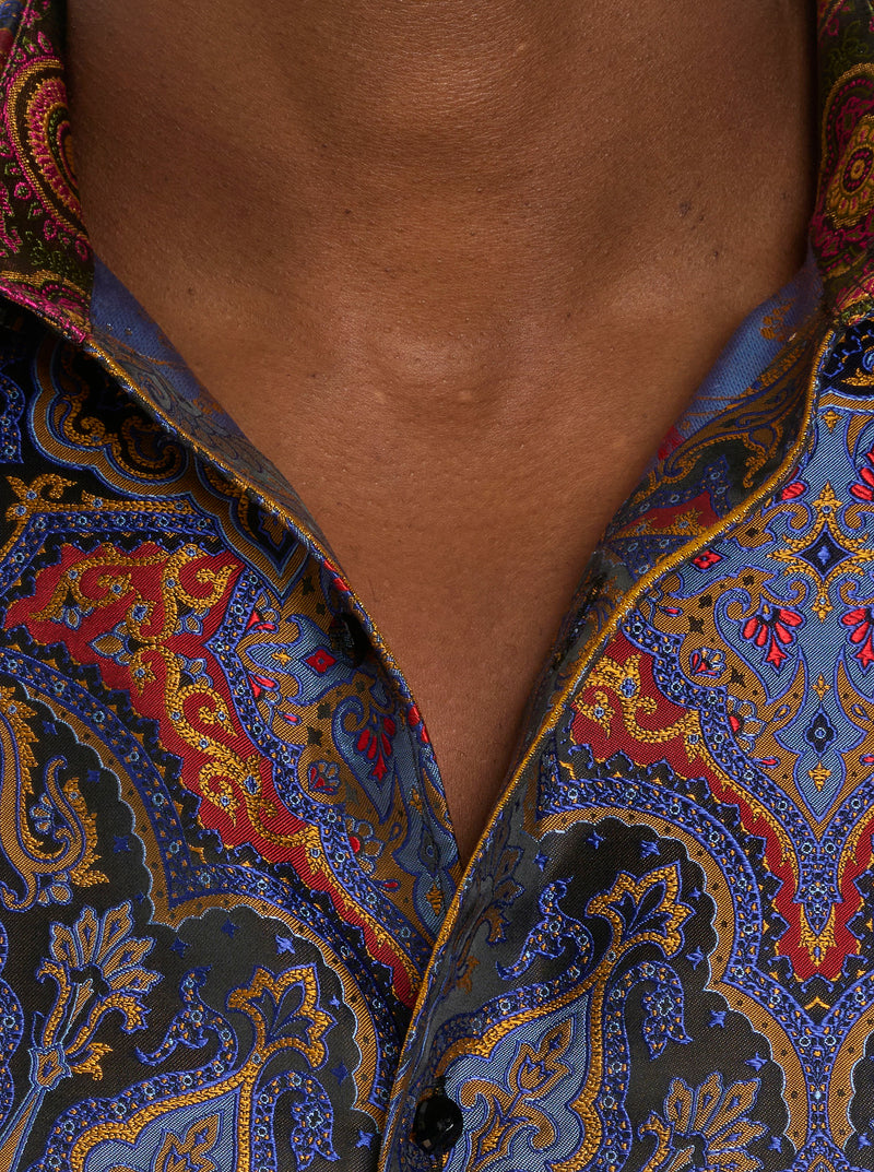 LIMITED EDITION SOLAR OUTBURST LONG SLEEVE BUTTON DOWN SHIRT