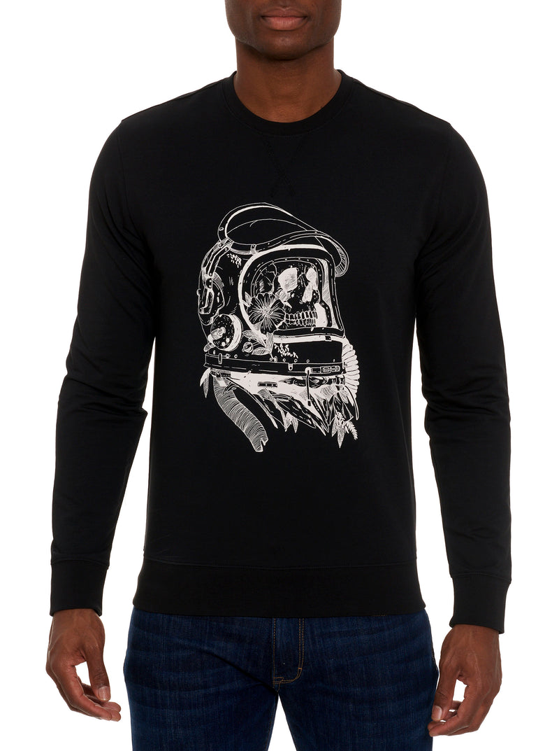 SCUBBA SKULL GRAPHIC LONG SLEEVE KNIT