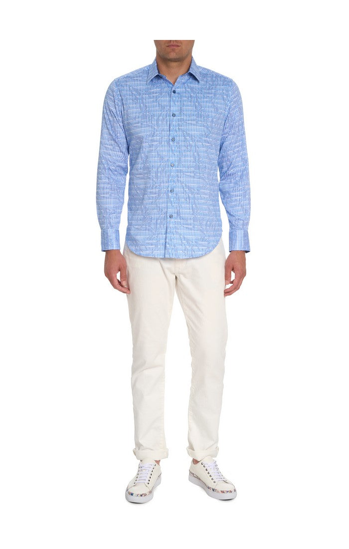 MEISLER LONG SLEEVE BUTTON DOWN SHIRT