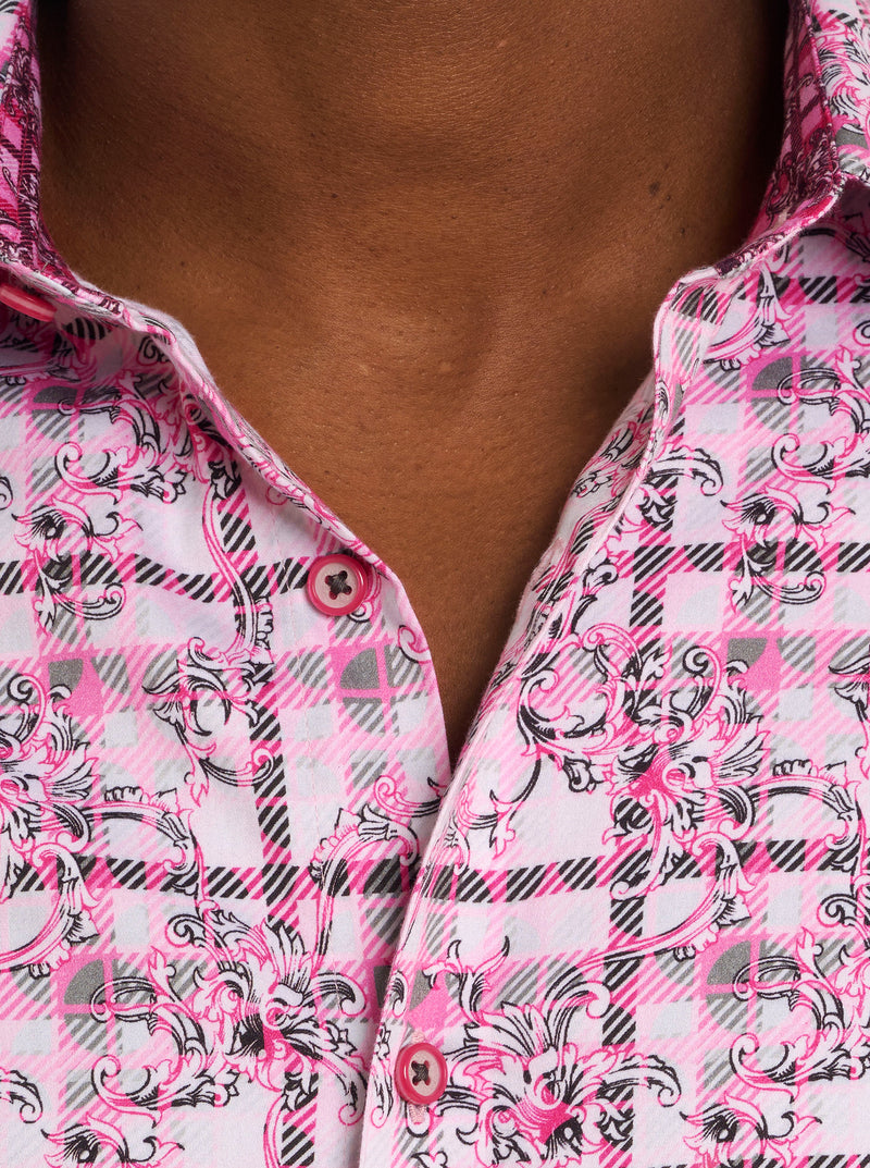 VINE LONG SLEEVE BUTTON DOWN SHIRT