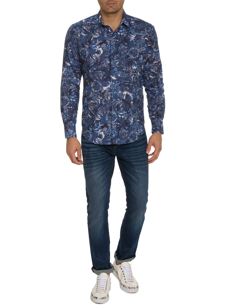 RAMBLING LONG SLEEVE BUTTON DOWN SHIRT TALL