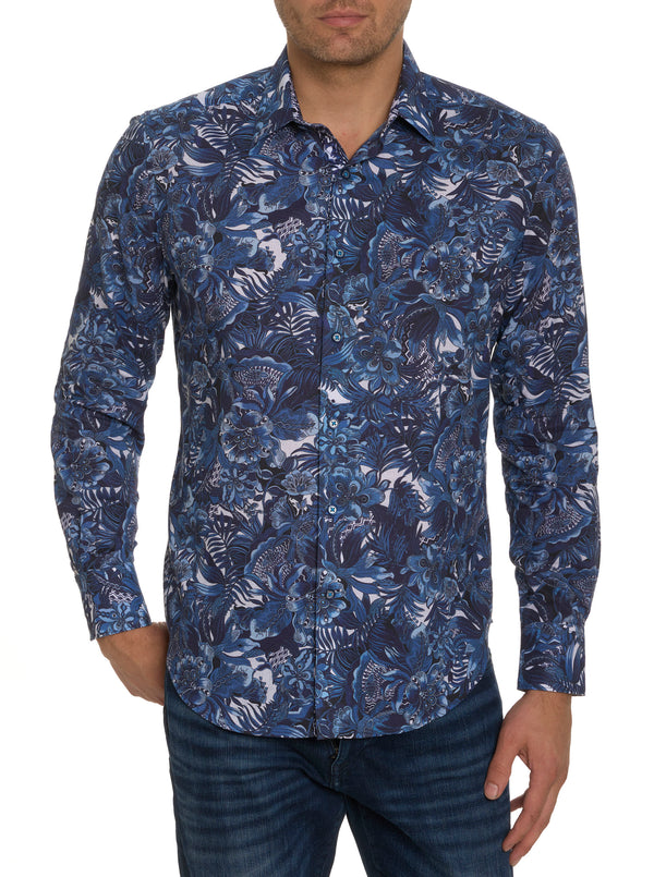 RAMBLING LONG SLEEVE BUTTON DOWN SHIRT BIG