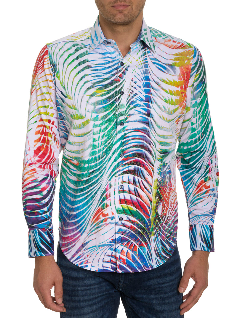 DANCETERIA LONG SLEEVE BUTTON DOWN SHIRT