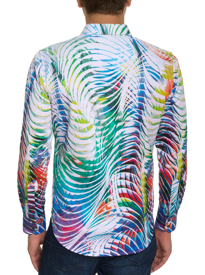 DANCETERIA LONG SLEEVE BUTTON DOWN SHIRT