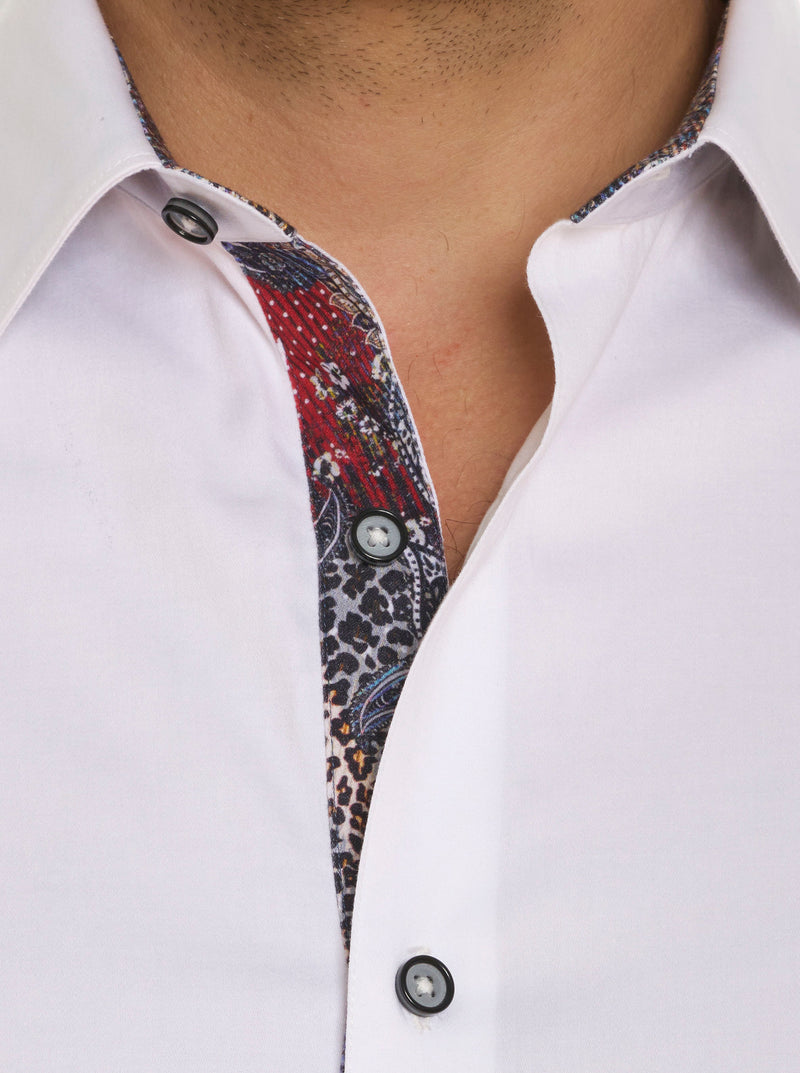 ON THE ROCKS LONG SLEEVE BUTTON DOWN SHIRT