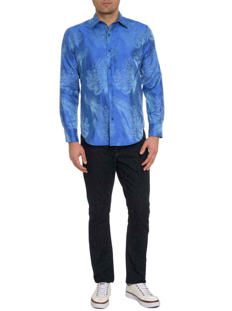 LIMITED EDITION ITS ELECTRIC LONG SLEEVE BUTTON DOWN SHIRT