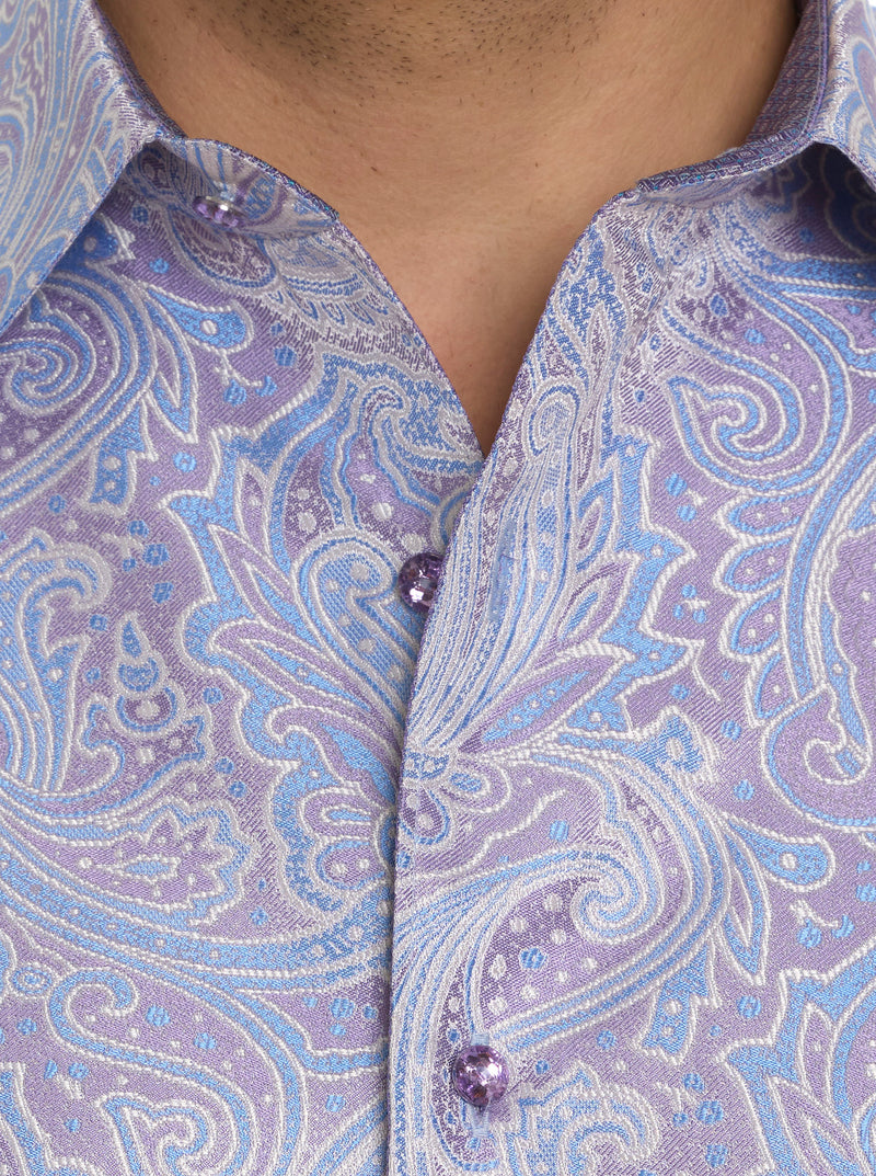 LIMITED EDITION COSMIC DANCER LONG SLEEVE BUTTON DOWN SHIRT