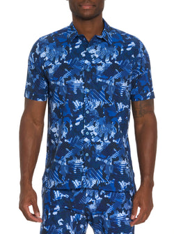 BLUES CLUB PERFORMANCE SHORT SLEEVE BUTTON DOWN SHIRT