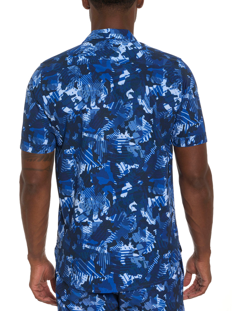 BLUES CLUB PERFORMANCE SHORT SLEEVE BUTTON DOWN SHIRT