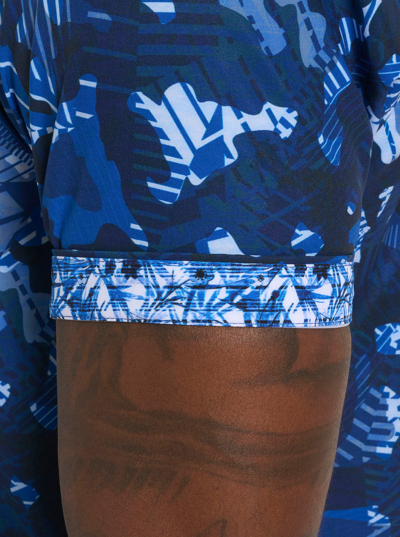 BLUES CLUB PERFORMANCE SHORT SLEEVE BUTTON DOWN SHIRT