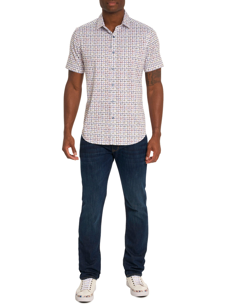 THE SHOCKER SHORT SLEEVE BUTTON DOWN SHIRT