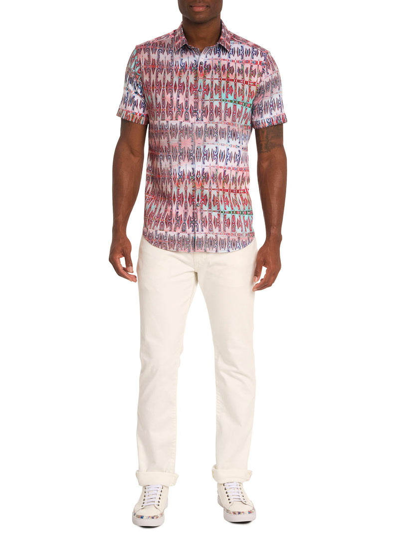 HIGH TIMES SHORT SLEEVE BUTTON DOWN SHIRT