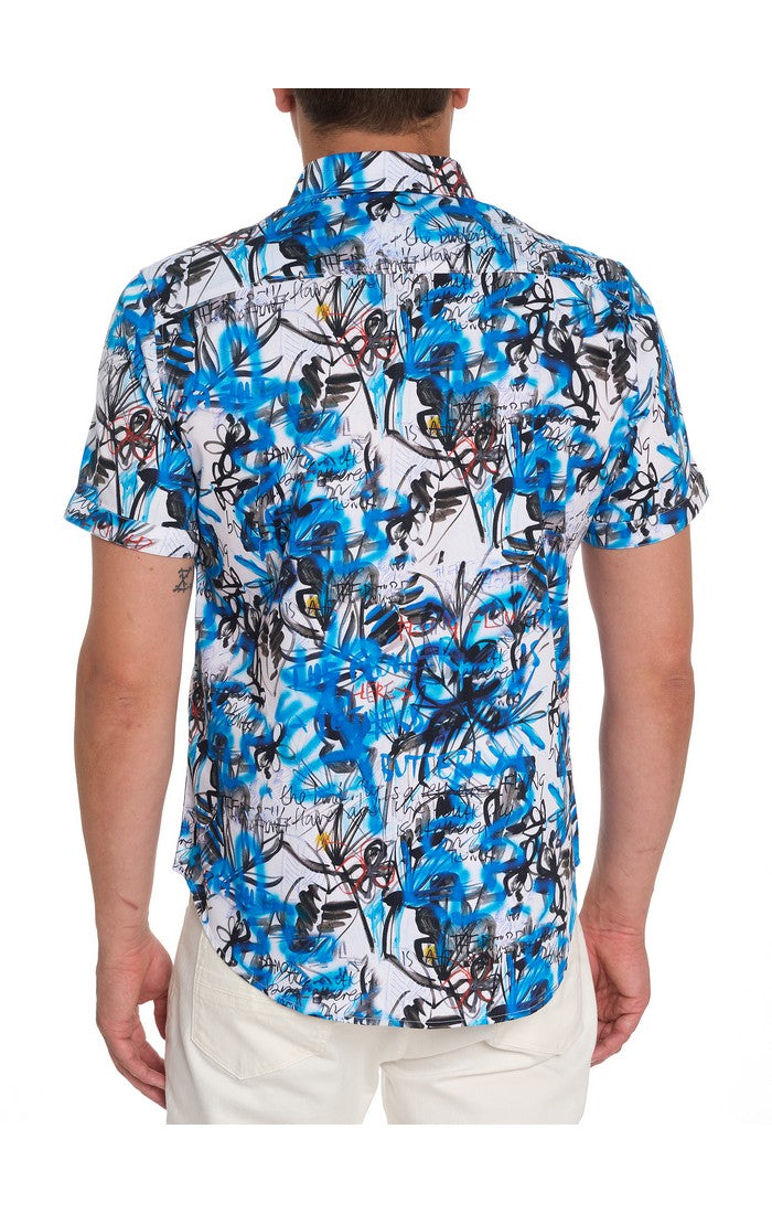 SPICOLI SHORT SLEEVE BUTTON DOWN SHIRT