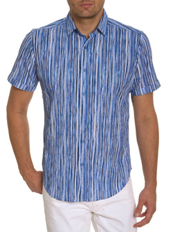 FLASH BACK SHORT SLEEVE BUTTON DOWN SHIRT