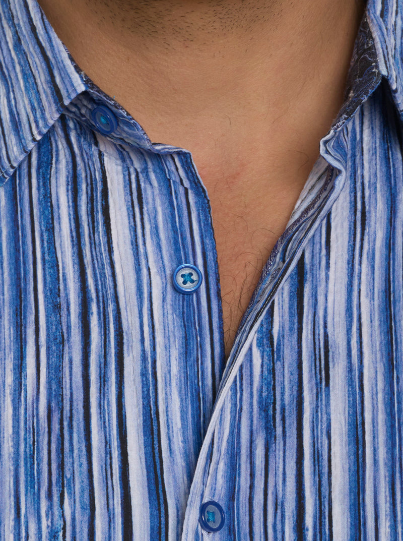 FLASH BACK SHORT SLEEVE BUTTON DOWN SHIRT